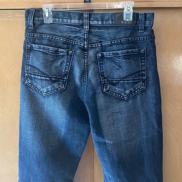 Men’s Sz 32W 30L Baileys Pt. Dark Wash Denim Original Bootcut Jeans - Picture 3 of 5